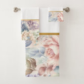 HÜBSCHES PASTEL FRÜHSTÜCK BADEZIMMER TOWEL SET (Insitu)