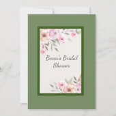 Hübsches Pastel Petals Brautparty Einladung (Vorderseite)