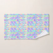 Hübsches Pastel Rainbow Scale BADEZIMMER TOWEL SET (Handtuch)