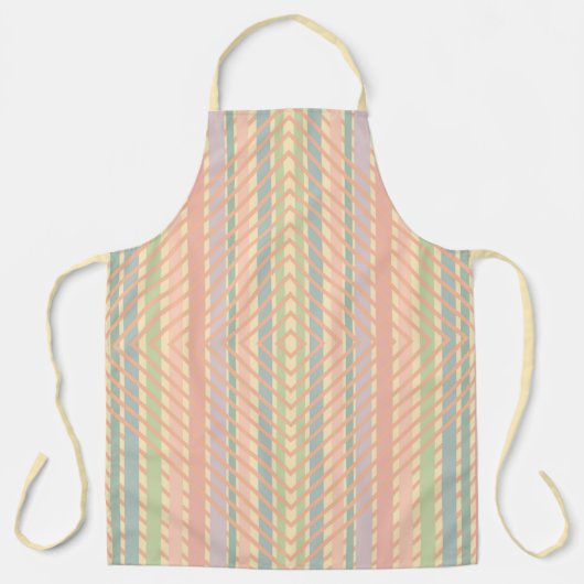 Hübsches Pastell-Diamantmuster Schürze (Vorderseite)
