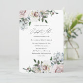 Hübsches Pastell Floral Brautparty Einladung (Stehend Vorderseite)