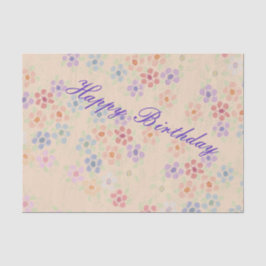 Hübsches Pastell-Flower-Tissue-Papier Seidenpapier