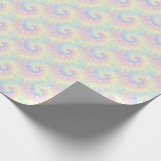 Hübsches Pastell-Gefärbte Krawatte-Muster Geschenk Geschenkpapier (Ecke)