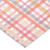 Hübsches Pastell-Karomuster Tischdecke (Schrägansicht)