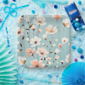 Hübsches Pastell-Muster Pappteller (Party)