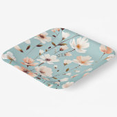 Hübsches Pastell-Muster Pappteller (Gewinkelt)