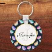 Hübsches Pastell-Watercolor-Schmetterlingsmuster Schlüsselanhänger (Vorderseite)