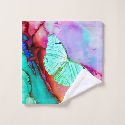 Hübsches Pastellbad Handtuchhandtuch Set (Waschlappen)