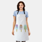 Hübsches Pastellmittel Schürze (Getragen)