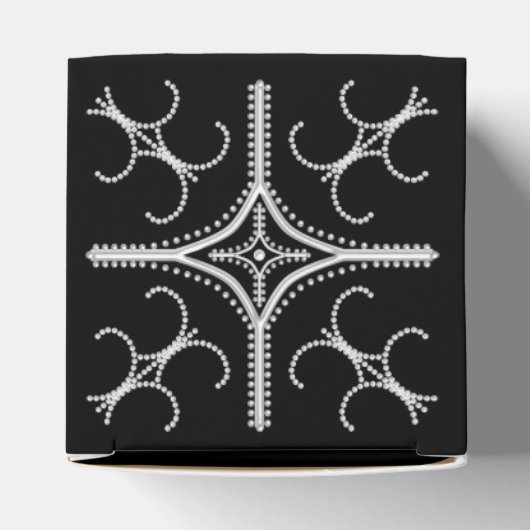 Hübsches Pearly Classic 2x2 Gastgeschenk Box Geschenkschachtel (Oben)