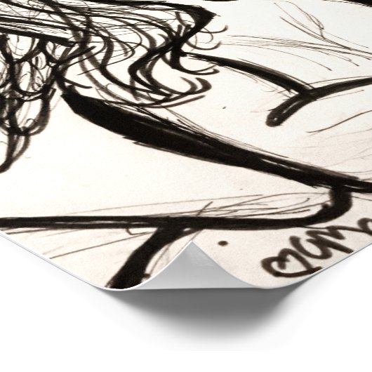 Hübsches Pegacorn im Flug Poster (Ecke)