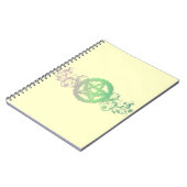 Hübsches Pentagramm Notizblock (Linke Seite)