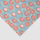 Hübsches Peppermint Candies Muster Seidenpapier (Ausschnitt)