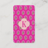 Hübsches Perlmuster Visitenkarte (Vorderseite)