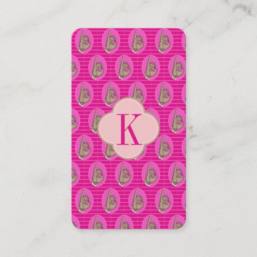 Hübsches Perlmuster Visitenkarte (Vorderseite)