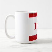 Hübsches personalisiertes Geburtstagsgeschenk 18. Kaffeetasse (Links)