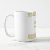 Hübsches personalisiertes Geburtstagsgeschenk 21.  Kaffeetasse (Links)