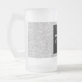 Hübsches personalisiertes Geburtstagsgläsergeschen Mattglas Bierglas (Links)