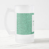 Hübsches personalisiertes Geburtstagsgläsergeschen Mattglas Bierglas (Links)