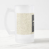 Hübsches personalisiertes Geburtstagsgläsergeschen Mattglas Bierglas (Links)