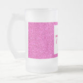 Hübsches personalisiertes Geburtstagsgläsergeschen Mattglas Bierglas (Links)