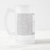 Hübsches personalisiertes Geburtstagsgläsergeschen Mattglas Bierglas (Links)