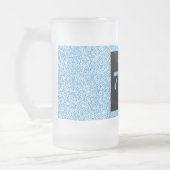 Hübsches personalisiertes Geburtstagsgläsergeschen Mattglas Bierglas (Links)