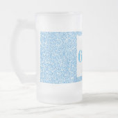 Hübsches personalisiertes Geburtstagsgläsergeschen Mattglas Bierglas (Links)