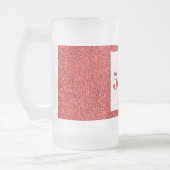 Hübsches personalisiertes Geburtstagsgläsergeschen Mattglas Bierglas (Links)