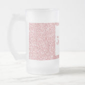 Hübsches personalisiertes Geburtstagsgläsergeschen Mattglas Bierglas (Links)