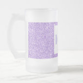 Hübsches personalisiertes Geburtstagsgläsergeschen Mattglas Bierglas (Links)