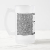 Hübsches personalisiertes Geburtstagsgläsergeschen Mattglas Bierglas (Links)