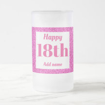 Hübsches personalisiertes Geburtstagsgläsergeschen