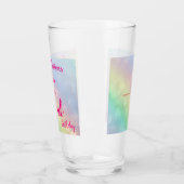 Hübsches personalisiertes Glück 102. Geburtstag Glas (Links)