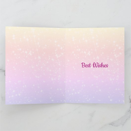 Hübsches Personalisiertes Gruppenruhestand Karte (Innenseite)