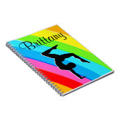 HÜBSCHES PERSONALISIERTES GYMNASTICS JOURNAL NOTIZBLOCK (Rechte Seite)