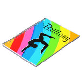 HÜBSCHES PERSONALISIERTES GYMNASTICS JOURNAL NOTIZBLOCK (Linke Seite)