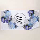 Hübsches personalisiertes Monogramm-mit Strandtuch (Vorderseite)