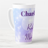 Hübsches personalisiertes Reiki-Masterdesign Milchtasse (Linke Ecke)