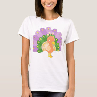 Hübsches Pfau T-Shirt