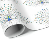 Hübsches Pfauenlackpapier Geschenkpapier (Rolleneckpunkt)