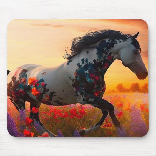 Hübsches Pferd Mousepad (Vorne)