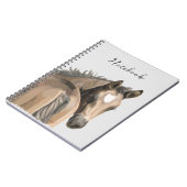 Hübsches Pferd Notizblock (Linke Seite)