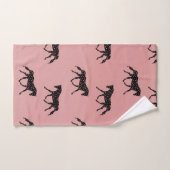 Hübsches Pferd und Herzen Badhandtuch Set (Handtuch)