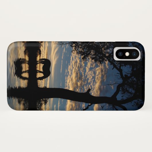 Hübsches Pferd und Wasser Case-Mate iPhone Hülle (Rückseite (Horizontal))