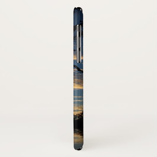 Hübsches Pferd und Wasser Case-Mate iPhone Hülle (Hinten/Links)