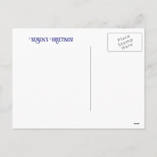 Hübsches Pferd Wavey Mane Weihnachten (Rückseite)