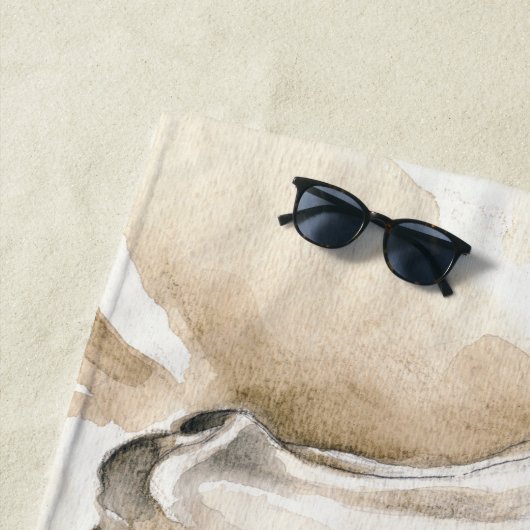 Hübsches pferdeartiges im Rot Strandtuch (Beispiel)