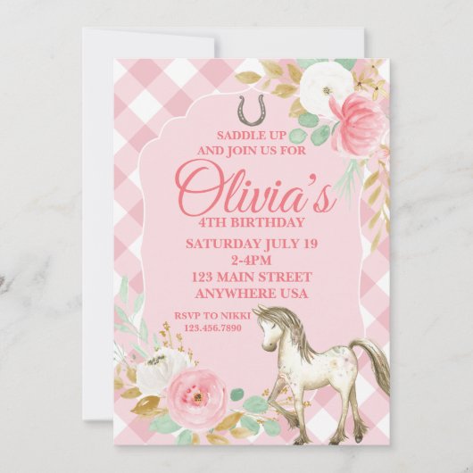 Hübsches Pfiff Einladung (Vorderseite)