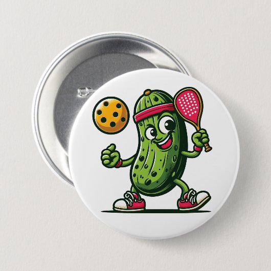 Hübsches Pickleball Button (Vorne & Hinten)